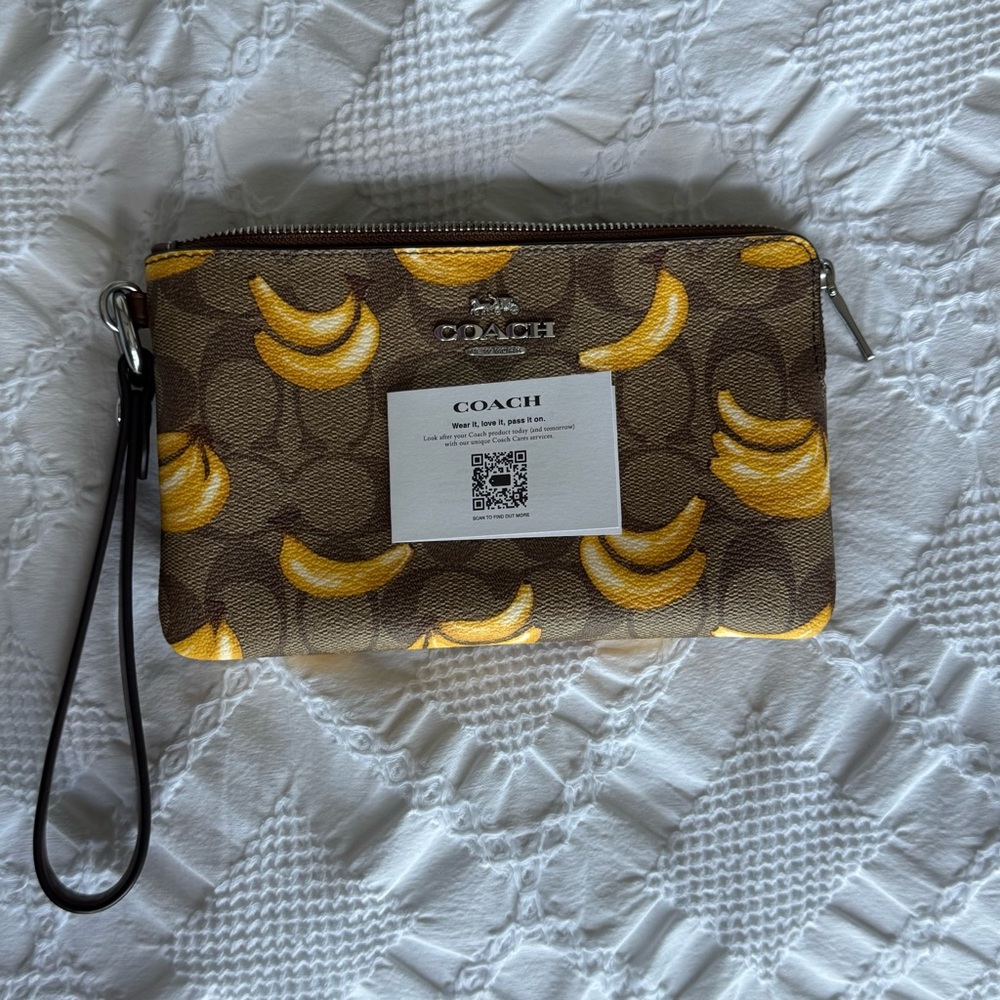 Coach Banana Print Wristlet - Picture 4 of 4